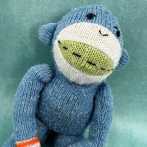 Blue Sock Monkey
